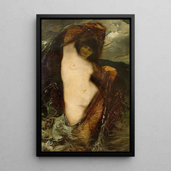 Nymphe - Heinrich Faust — framed artwork on a wall
