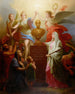 Allégorie des Bénédictions de la Paix - Heinrich Friedrich Füger — artwork view