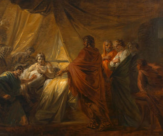 Antiochus and Stratonice and the physician Erasistratus - Heinrich Friedrich Füger — artwork view