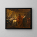 Antiochus and Stratonice and the physician Erasistratus - Heinrich Friedrich Füger — framed artwork on a wall