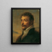 Buste d'un homme barbu - Heinrich Friedrich Füger — framed artwork on a wall