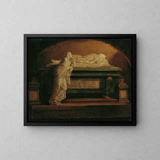 The tomb of Emperor Leopold II in the Augustinians' church - Heinrich Friedrich Füger — framed artwork on a wall