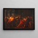 L'assassinat de Jules César - Heinrich Friedrich Füger — framed artwork on a wall
