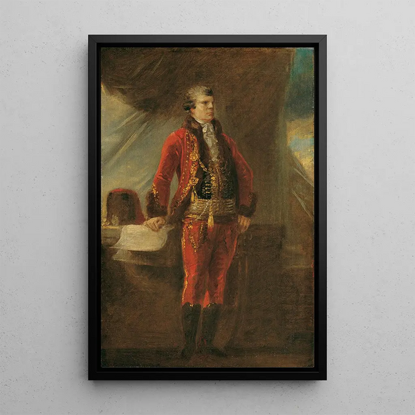 A Hungarian magnate - Heinrich Friedrich Füger — framed artwork on a wall