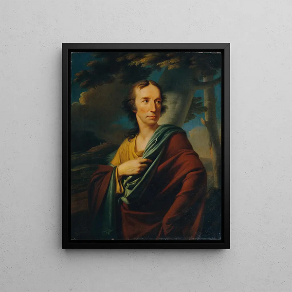 Herrenporträt - Heinrich Friedrich Füger — framed artwork on a wall