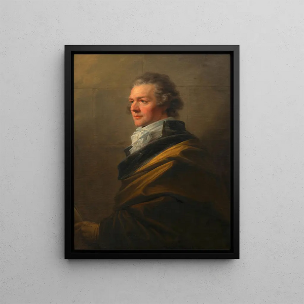 Johann Nepomuk Hunczovsky, personal doctor of Emperor Leopold II - Heinrich Friedrich Füger — framed artwork on a wall
