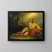 Jean dans le désert - Heinrich Friedrich Füger — framed artwork on a wall