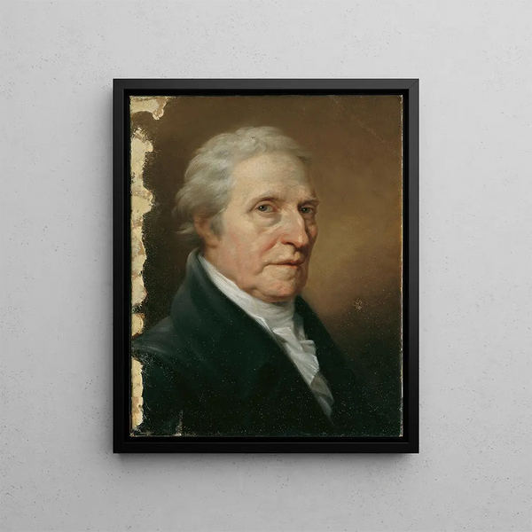 Leopold Plöt von Plötenberg - Heinrich Friedrich Füger — framed artwork on a wall