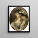 Portrait of a Lady - Heinrich Friedrich Füger — framed artwork on a wall
