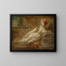 Woman lying down - Heinrich Friedrich Füger — framed artwork on a wall