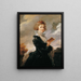 L'actress Josefa Hortensia Füger, wife of the artist - Heinrich Friedrich Füger — framed artwork on a wall