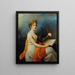 La chanteuse d'opéra de la cour Theresia Saal dans le rôle d'Eva dans La Création de Joseph Haydn - Heinrich Friedrich Füger — framed artwork on a wall