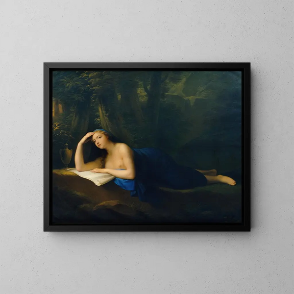 La Madeleine pénitente - Heinrich Friedrich Füger — framed artwork on a wall