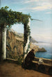 Monk on the Amalfi Coast - Heinrich Gogarten — artwork view