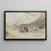 Imperial carriage ride in the Salzkammergut - Heinrich Gottfried Wilda — framed artwork on a wall