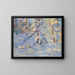 Winter Forest in the Sun - Heinrich Gottselig — framed artwork on a wall