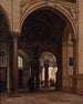 L'intérieur de l'église Santa Maria Sopra Minerva à Rome - Heinrich Hansen — artwork view