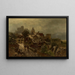 View of the City - Heinrich Hartung — framed artwork on a wall