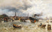 The Hamburg port - Heinrich Hiller — artwork view