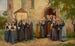 Aller à l'église dans la Forêt-Noire - Heinrich Hoffmann — artwork view