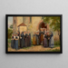 Aller à l'église dans la Forêt-Noire - Heinrich Hoffmann — framed artwork on a wall