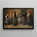 Salle de filature en Forêt-Noire - Heinrich Hoffmann — framed artwork on a wall