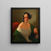 Marie Geisler née Kramer, wife of a country pharmacist officer at the garrison hospital pharmacy in Prague - Heinrich Holbein — framed artwork on a wall