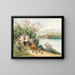 Spring in the Wachau Valley - Heinrich Josef Wertheim — framed artwork on a wall