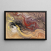Abstract composition painting - Heinrich Kley — framed artwork on a wall