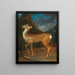 A Roe Deer - Heinrich Lihl — framed artwork on a wall