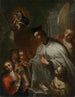 Father Glycerius Landria, priest of the Piarists order, teaching children - Heinrich Lihl — artwork view