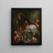 Father Glycerius Landria, priest of the Piarists order, teaching children - Heinrich Lihl — framed artwork on a wall