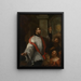 Father Nikolaus Hausenka, priest of the Piarist Order as a preacher - Heinrich Lihl — framed artwork on a wall