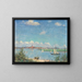 View of Travemünde - Heinrich Linde-Walther — framed artwork on a wall