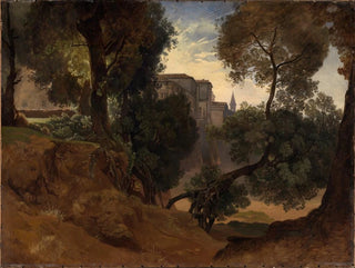 In the park of the Villa Chigi in Ariccia near Rome - Heinrich Ludwig — artwork view