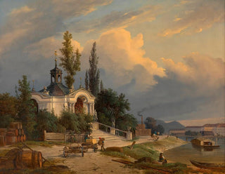 La chapelle Saint-Jean-Népomucène sur le Schanzel - Heinrich Peyer — artwork view