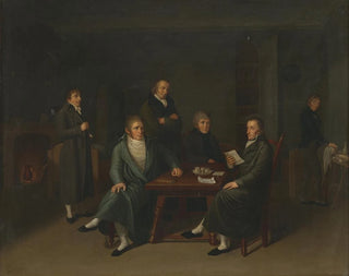 The Federalists in captivity at Aarburg from November 8, 1802, to February 11, 1803 - Heinrich Pfenninger — artwork view