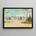 Venetian scene - Heinrich Rasch — framed artwork on a wall