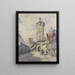 Tour de l'écluse de Rothenburg - Heinrich Rettig — framed artwork on a wall