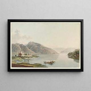 Heinrich Rieter - Ve du chateau de Spietz sur le lac de Thoun.webp
