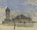 The watchtower at Sachsenhausen - Heinrich Rumbler — artwork view