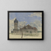 The watchtower at Sachsenhausen - Heinrich Rumbler — framed artwork on a wall