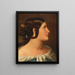 Beautiful Roman Woman - Heinrich Schwemminger — framed artwork on a wall