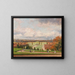 A view of Schönbrunn Palace - Heinrich Tomec — framed artwork on a wall