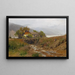 View of Weißenkirchen on the Danube - Heinrich Tomec — framed artwork on a wall