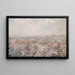 Panorama of Prague and Petřín - Heinrich Tomec — framed artwork on a wall