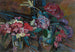 a floral still life with rhododendron - Heinrich Vogeler — artwork view