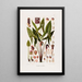 Aroideae Maximilianae Pl16 - Heinrich Wilhelm Schott — framed artwork on a wall