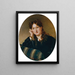 Berta Preiss - Heinrich von Angeli — framed artwork on a wall