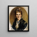 Bust of a Young Woman - Heinrich von Angeli — framed artwork on a wall